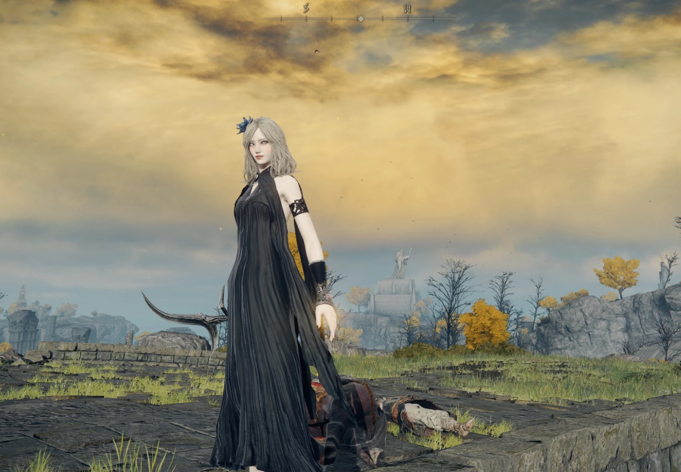 艾尔登法环黑色连衣裙mod