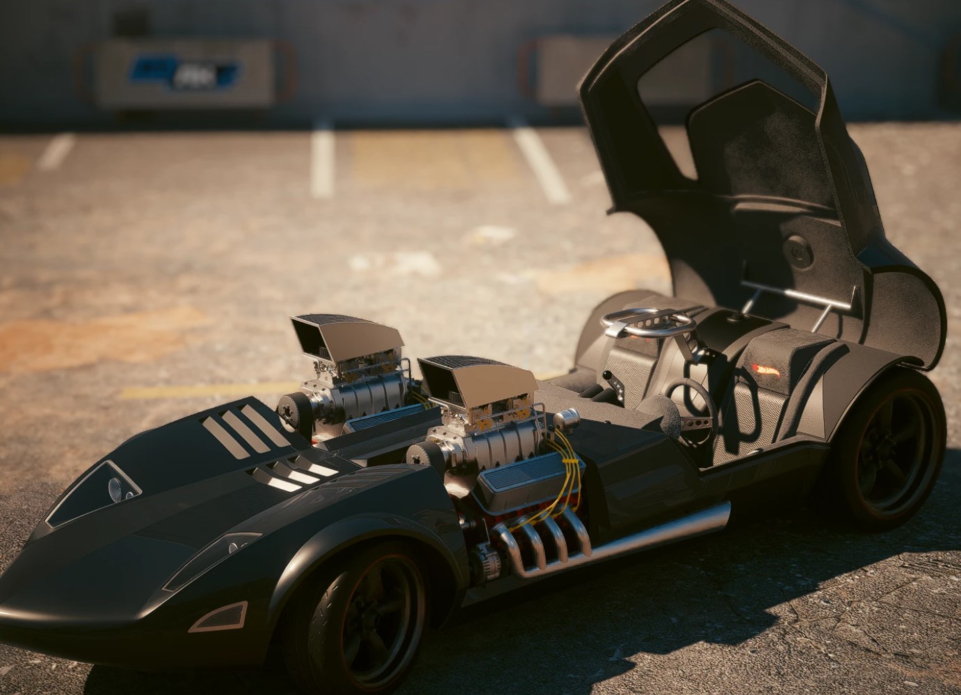 赛博朋克2077风火轮双磨机mod