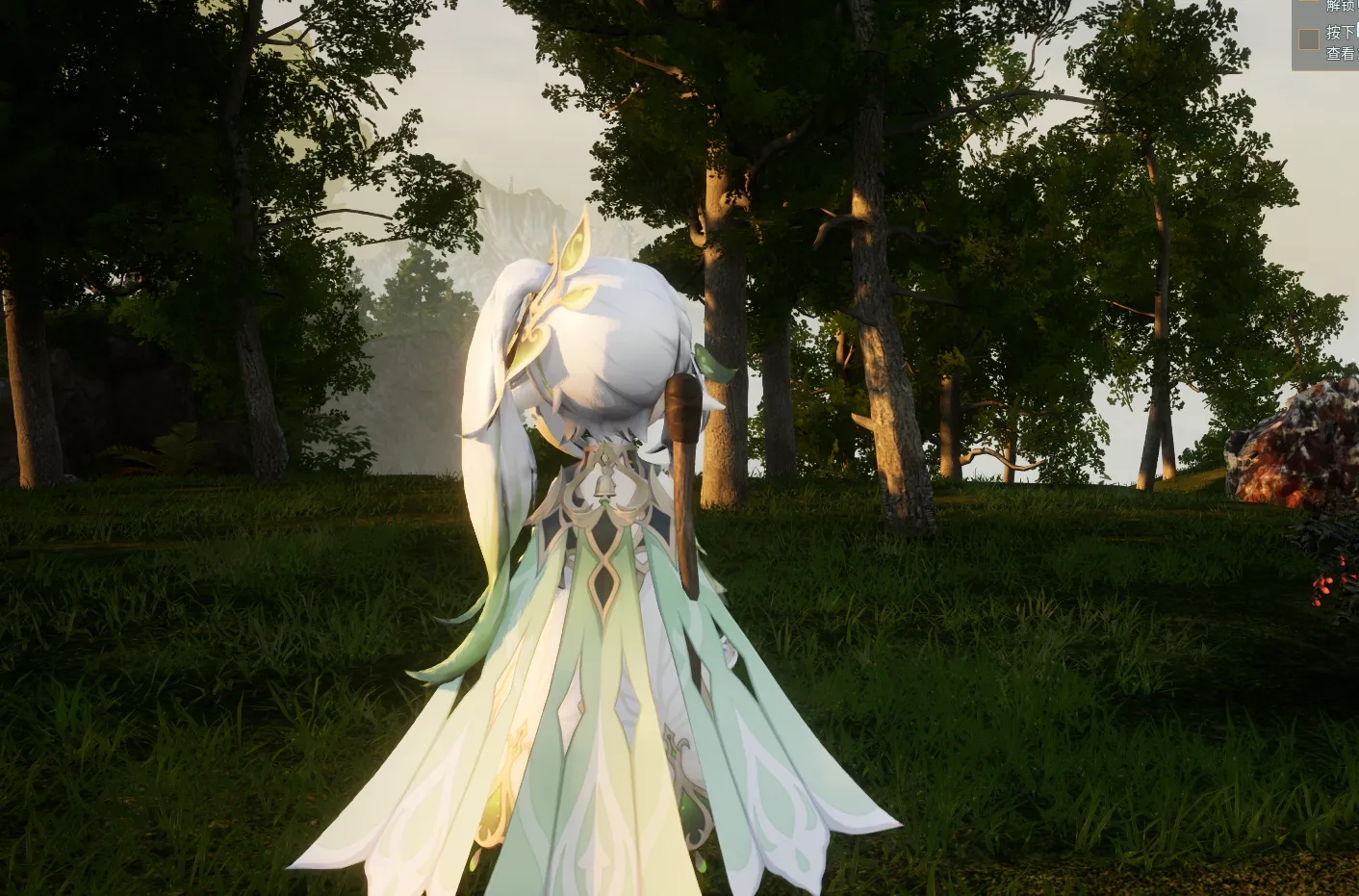 幻兽帕鲁纳西妲替换女角色MOD