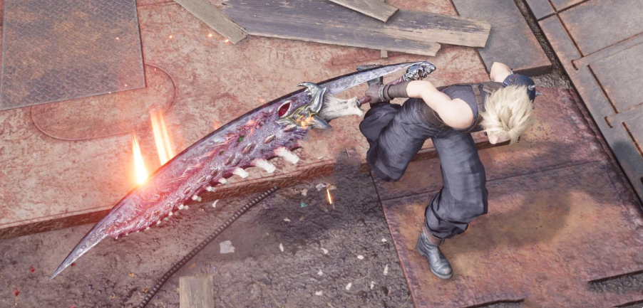 最终幻想7重制版鬼泣五斯巴达之剑MOD