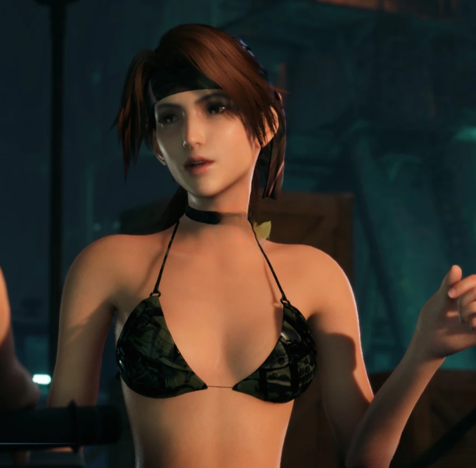 最终幻想7重制版杰西比基尼mod