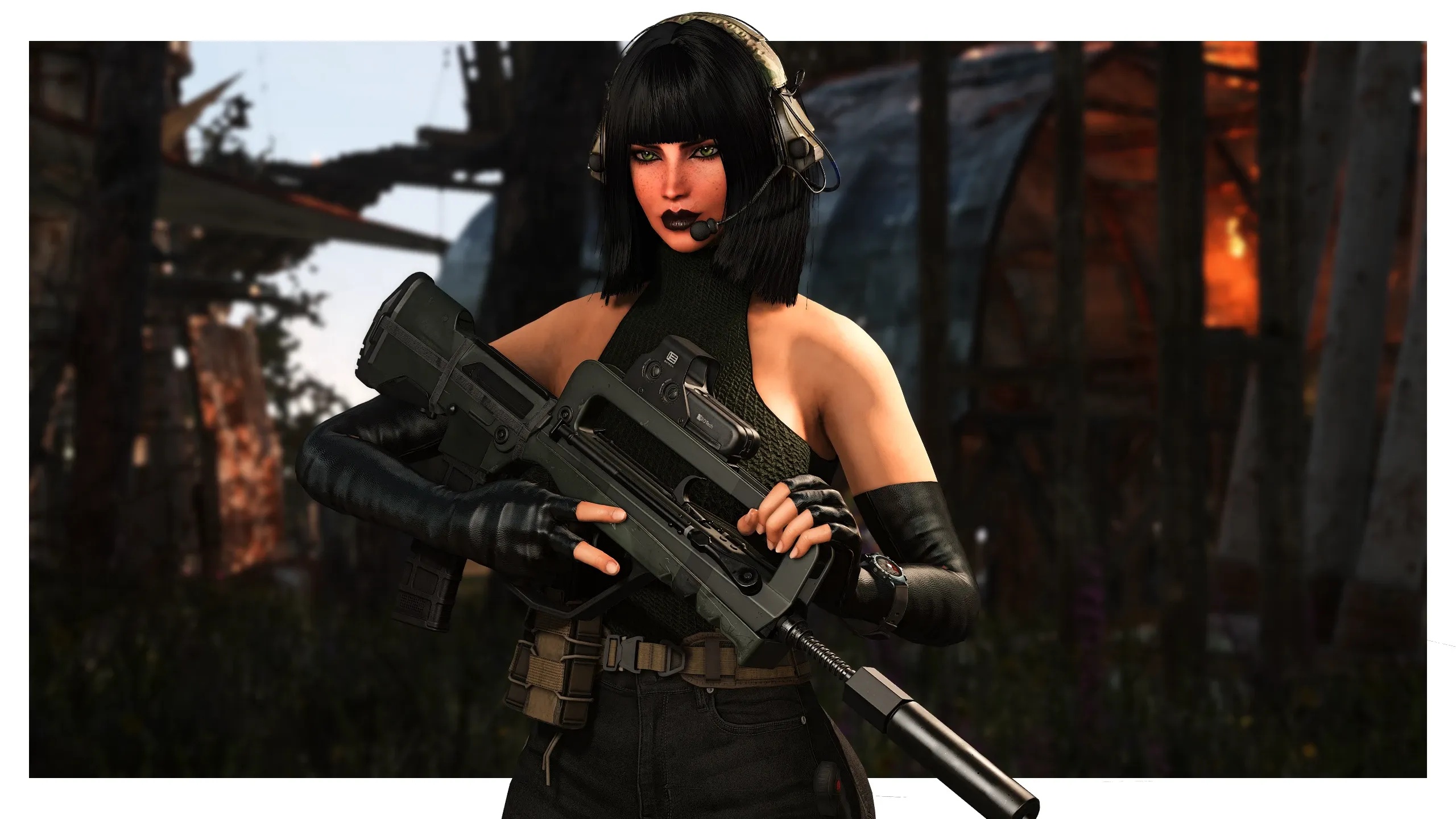 辐射4FAMAS新纹理mod