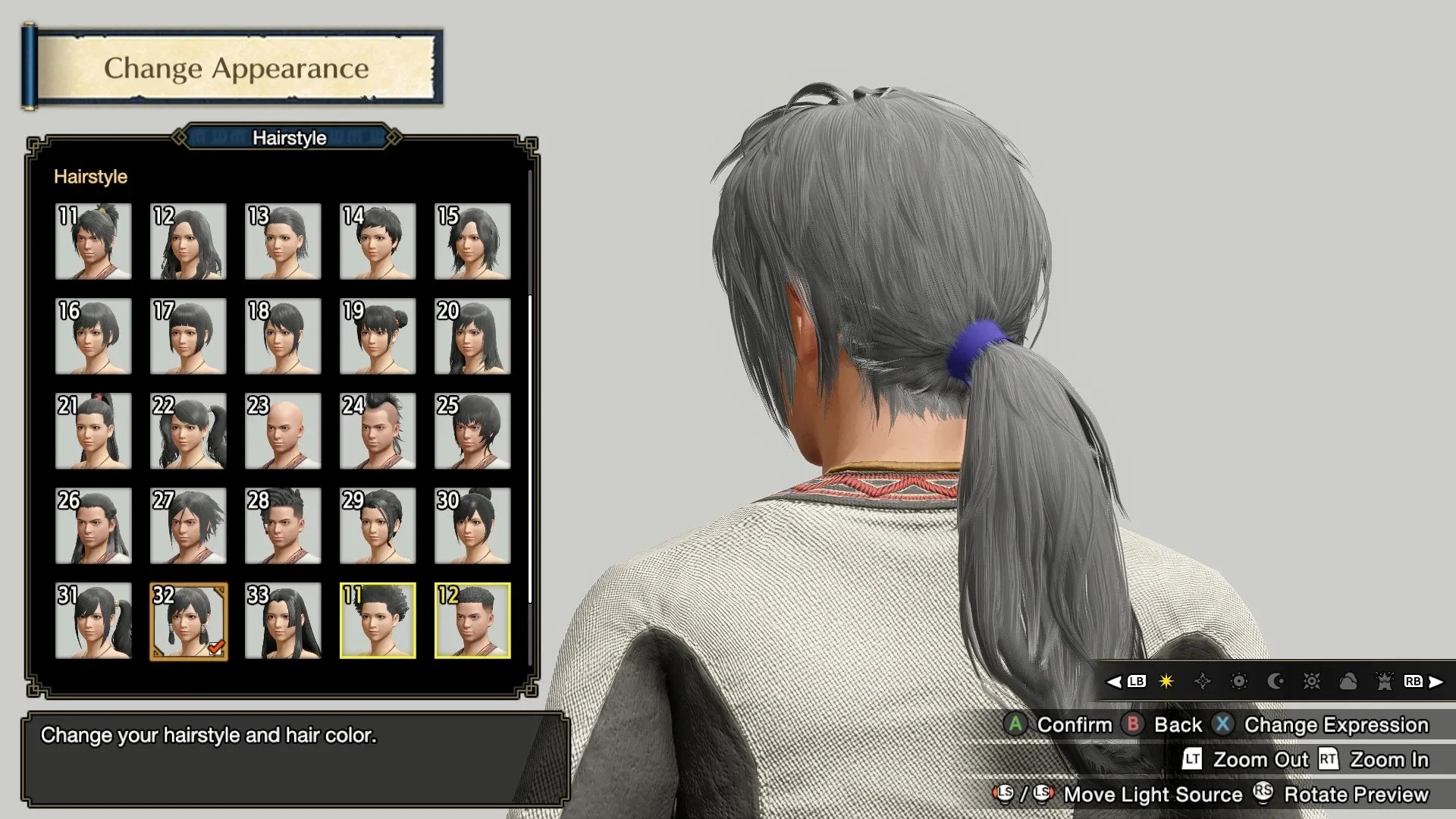 怪物猎人崛起流浪武士发型mod