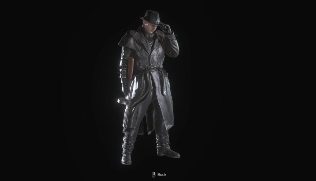 生化危机4重制版里昂cosplay暴君mod