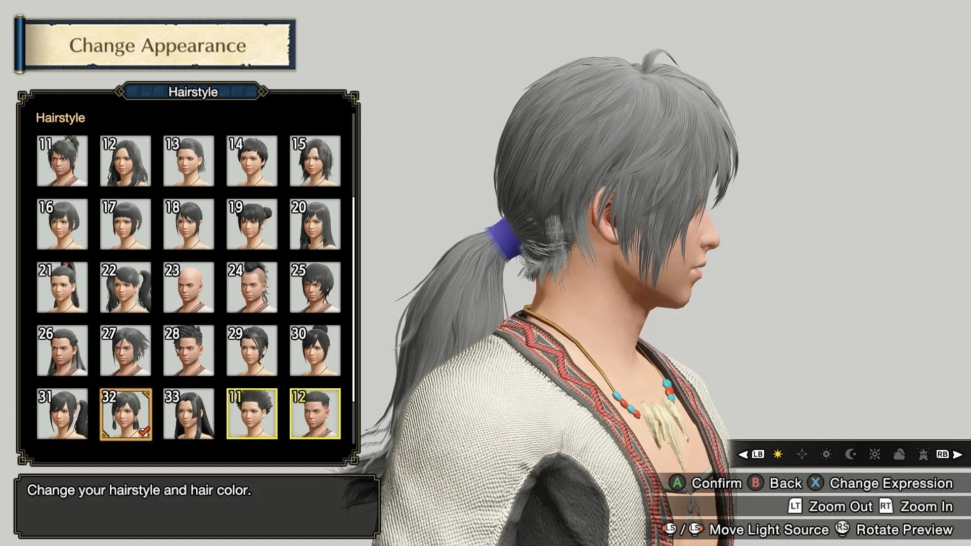 怪物猎人崛起流浪武士发型mod