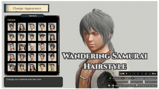 怪物猎人崛起流浪武士发型mod