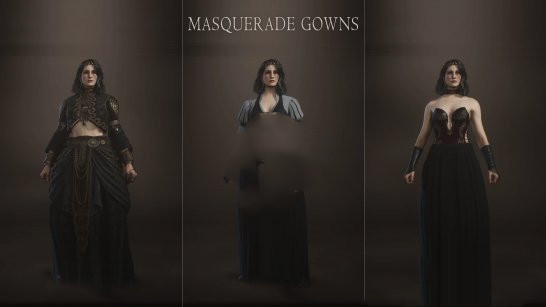 龙之信条2假面舞会礼服MOD