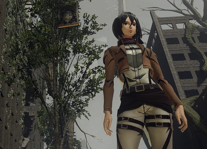 尼尔机械纪元进击巨人三笠mod