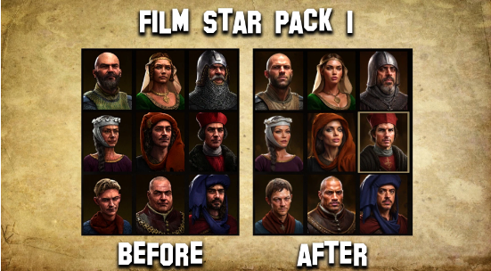 庄园领主电影明星肖像包MOD