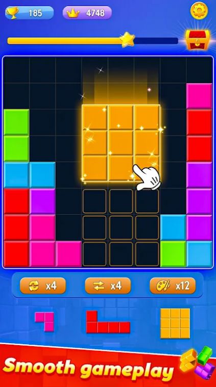 方块匹配谜题(Block Match Puzzle)