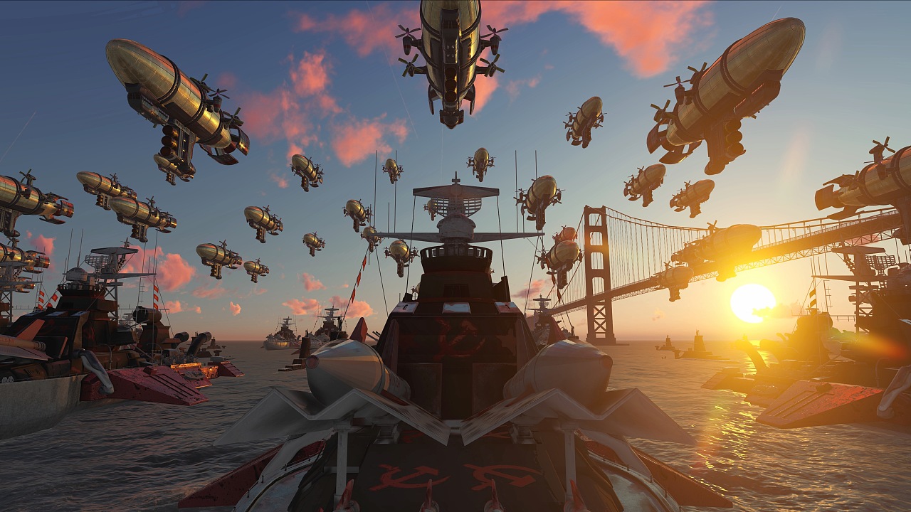 红色警戒2失落的世界地图