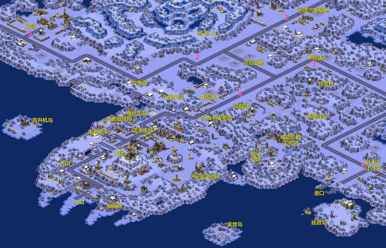 尤里的复仇地图横断山