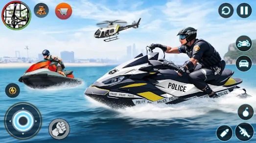 警察车警察与强盗(Police Chase Car Thief Games)