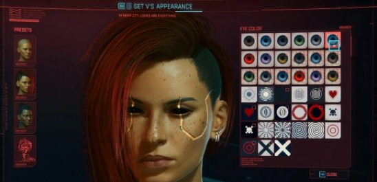 赛博朋克2077独特的眼睛纹理MOD