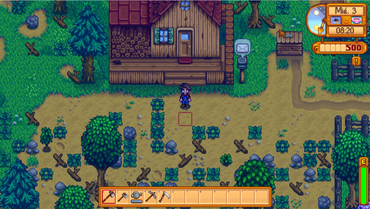 星露谷物语去除雨滴特效mod