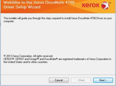 施乐DocuMate 4700扫描仪驱动