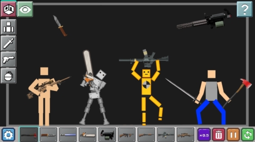 毁坏游乐场3D中文版(Mutilate Ragdoll 3D)