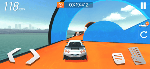 汽车特技比赛超级坡道游戏(Car Stunt Races)