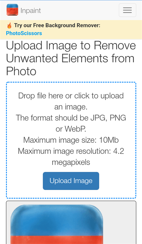 inpaint(The Inpaint remove unwanted object)