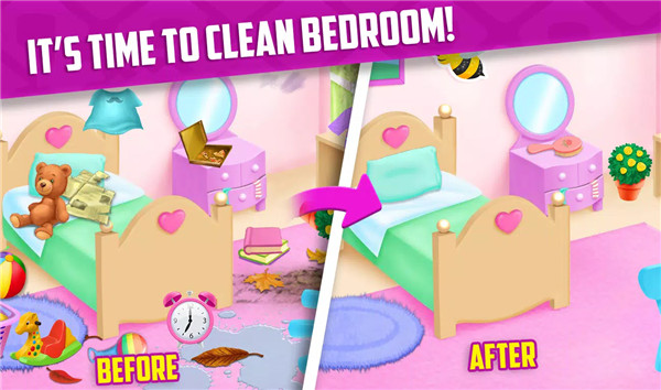 杂乱的房屋清理(Messy House Cleanup)