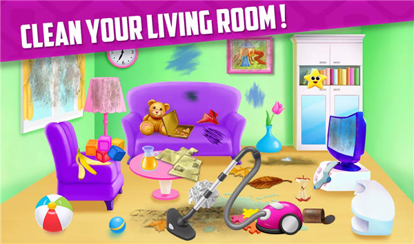 杂乱的房屋清理(Messy House Cleanup)