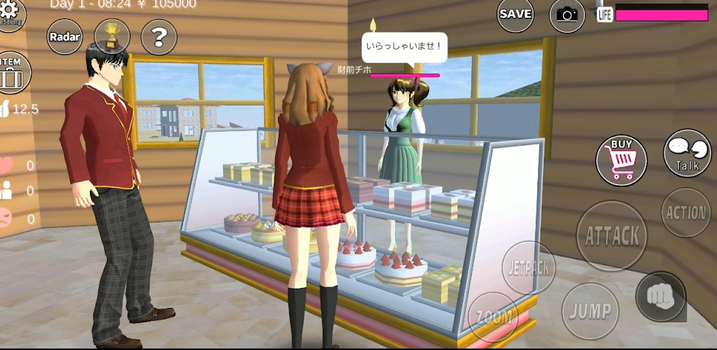 樱花校园模拟器英文版1.042.00(SAKURA SchoolSimulator)