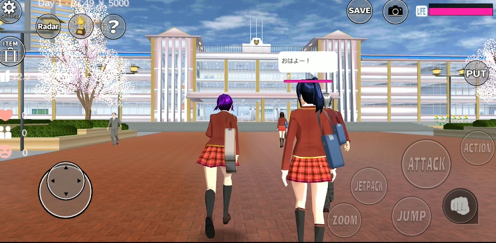 樱花校园模拟器英文版1.042.00(SAKURA SchoolSimulator)