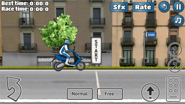 鬼火摩托车翘头(Wheelie Challenge)