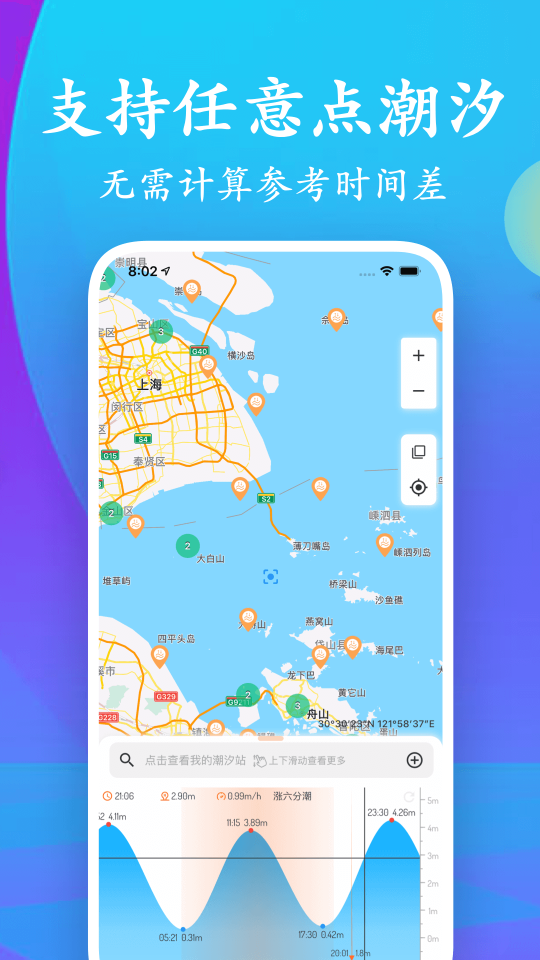 钓鱼潮汐表
