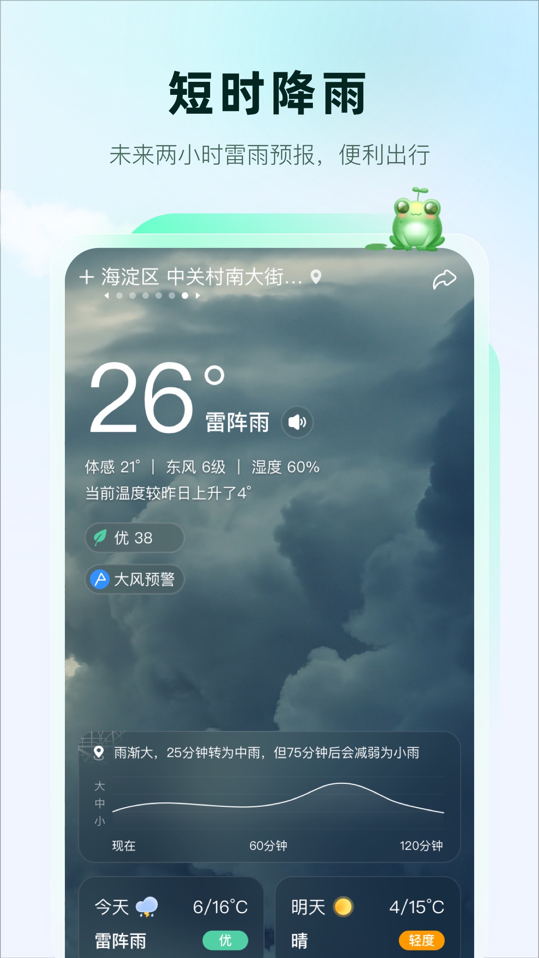 呱呱天气预报