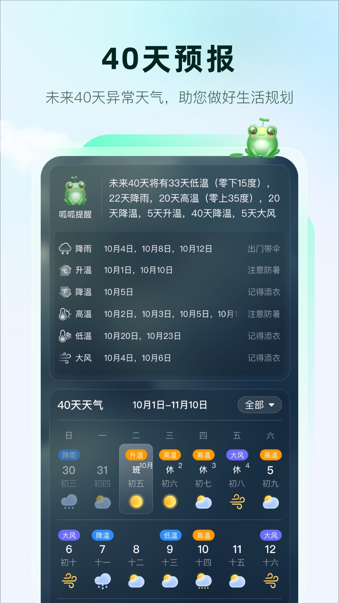 呱呱天气预报