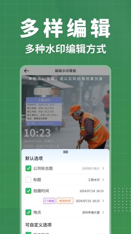 考勤专属水印相机