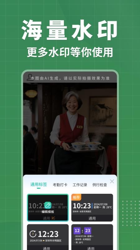 考勤专属水印相机
