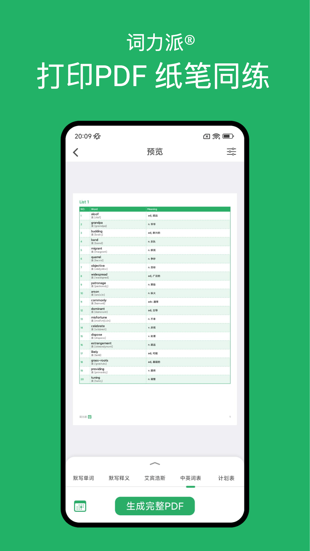 词力派
