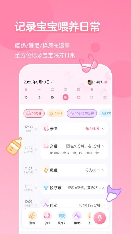 萌芽喂养记录