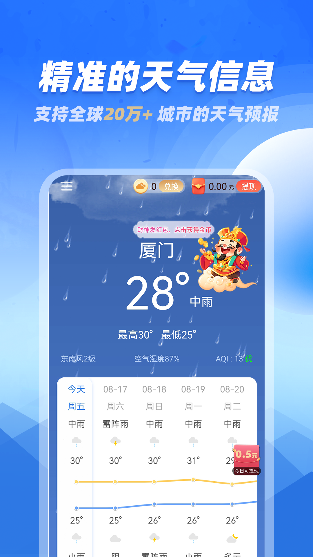 咆哮天气极速版