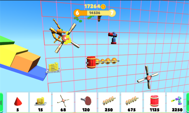 布娃娃破坏游乐场