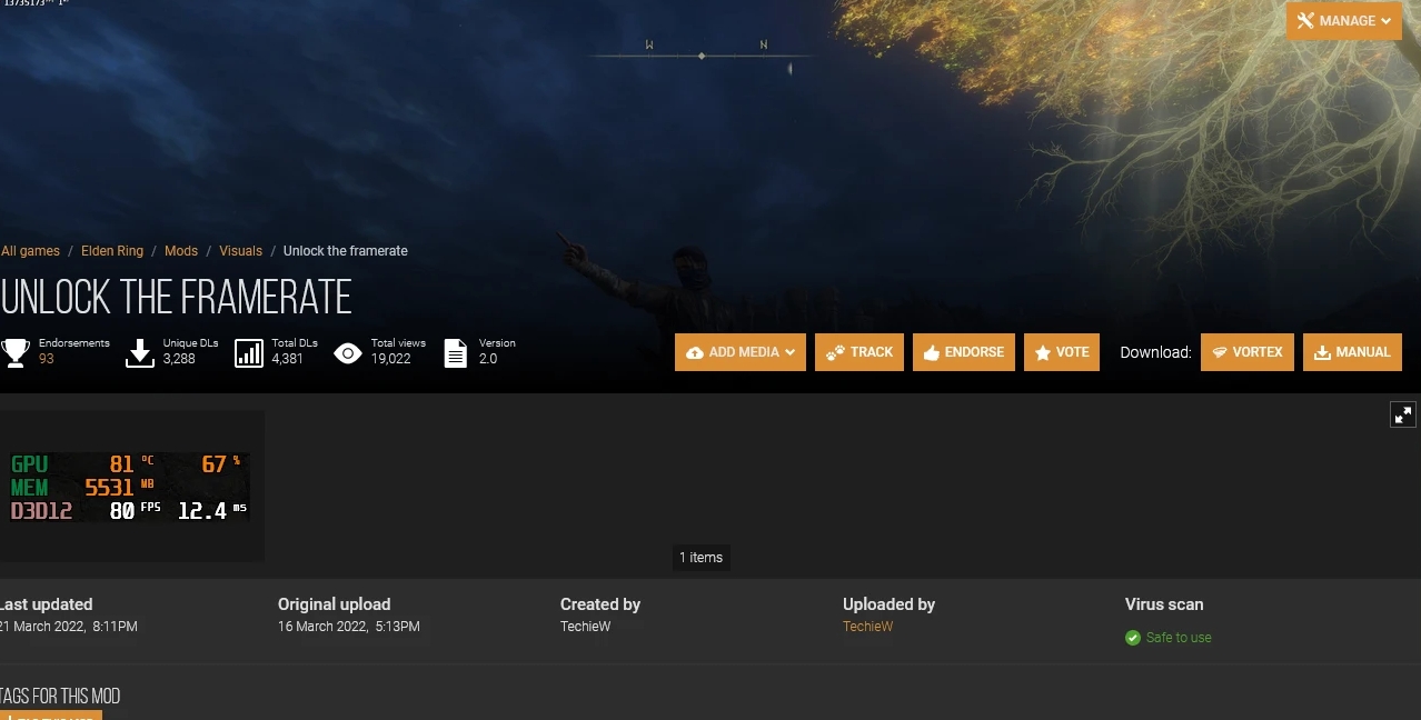 艾尔登法环mod启动修改器