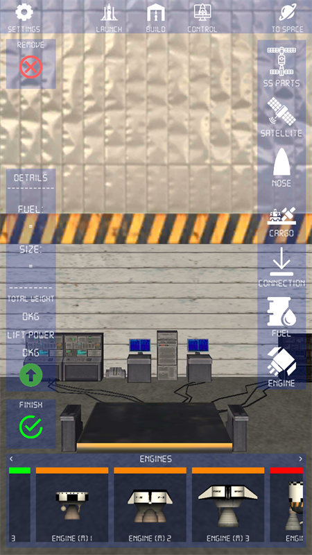 航天火箭探测模拟器