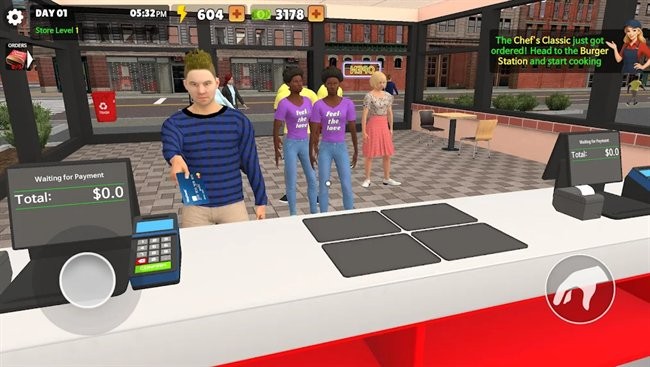 我的汉堡店模拟器