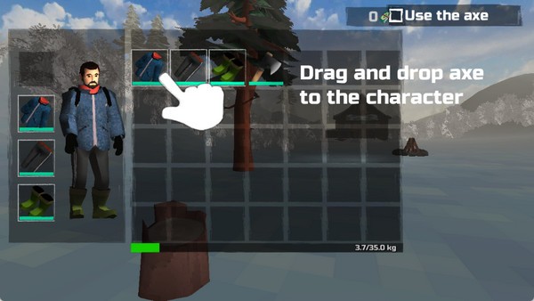 冬季森林生存游戏中文版