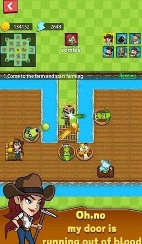 农夫大战僵尸游戏
