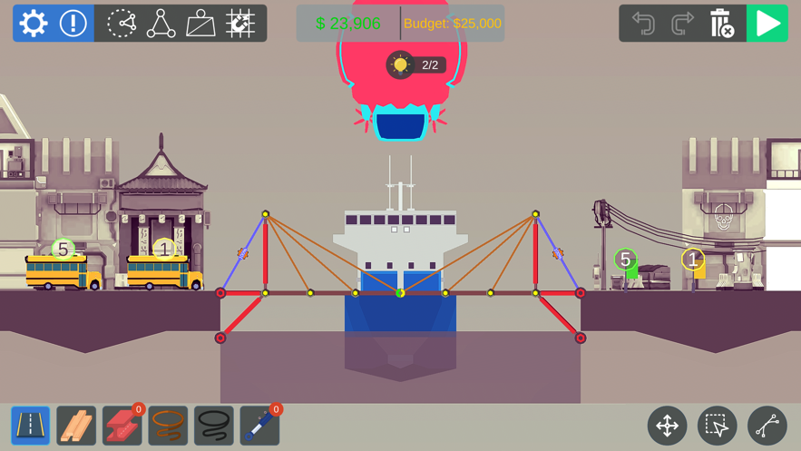 建桥模拟器游戏