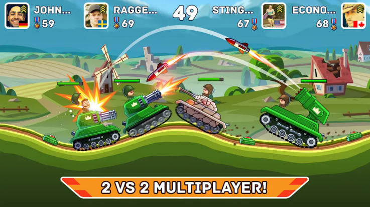 钢铁之丘最新版本(Hills of Steel)