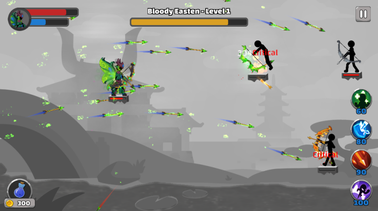 火柴人弓箭手游戏