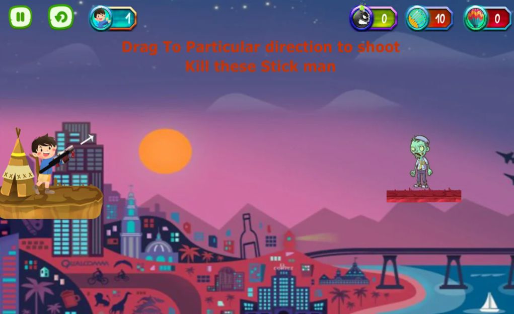 勇敢的弓箭手射僵尸游戏(Brave Archer Adventure)