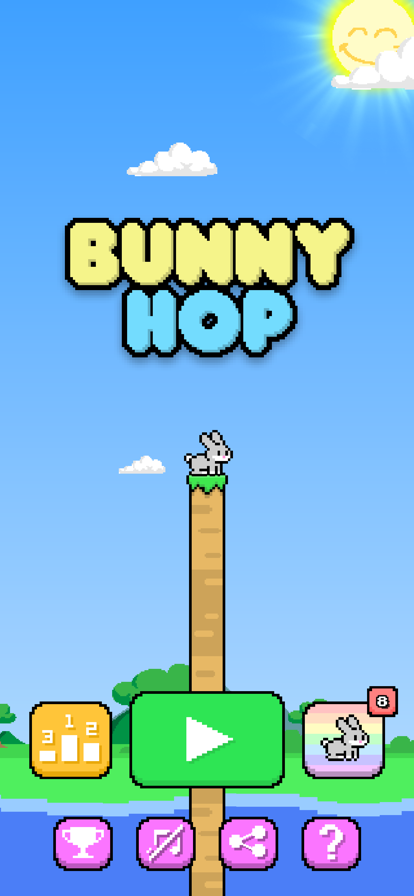 卡在墙里的兔子警官游戏(Bunny Hop)