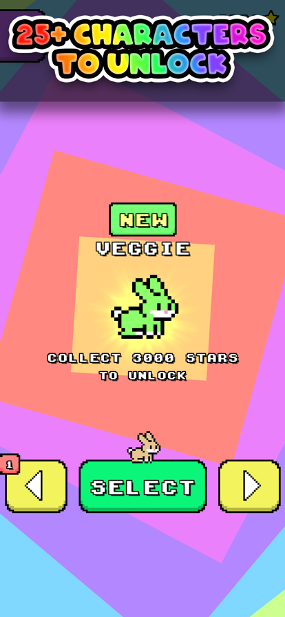 卡在墙里的兔子警官游戏(Bunny Hop)