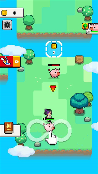 像素宠物之精灵进化小游戏