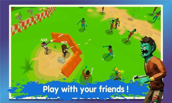 双人僵尸生存手游